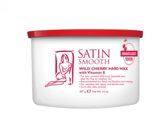 Satin Smooth Hard Wax Wild Cherry 14 oz #814131