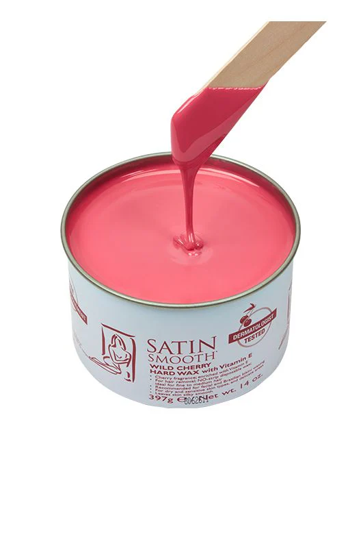Satin Smooth Hard Wax Wild Cherry 14 oz #814131 - Image 3
