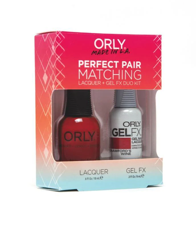 Orly GelFX Duo Crawford's Wine ( Lacquer + Gel) .6oz / .3oz 31165