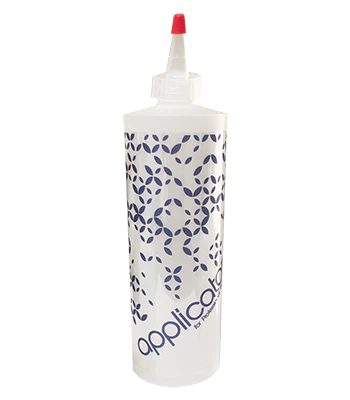 16 oz Natural LDPE bottle with embossed Applicator Yorker tip 300251