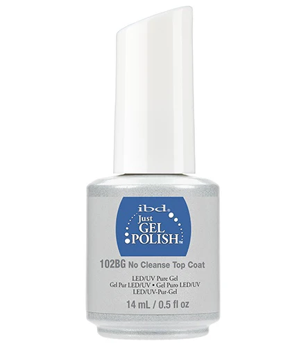 IBD Just Gel Top Coat No Cleanse 14mL/0.5 oz 0.5 oz