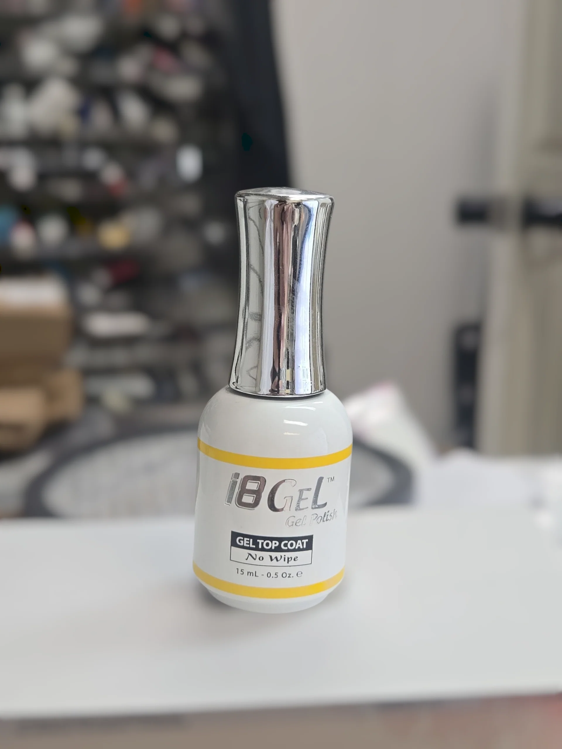 i8 Gel Soak of Gel Top Coat No Wipe 0.5 oz