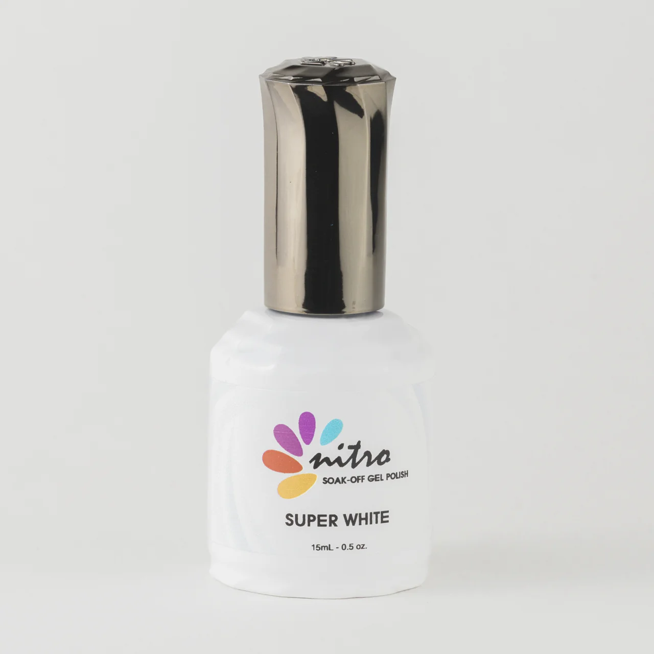 Nitro Gel polish Super White  0.5 oz - Image 2