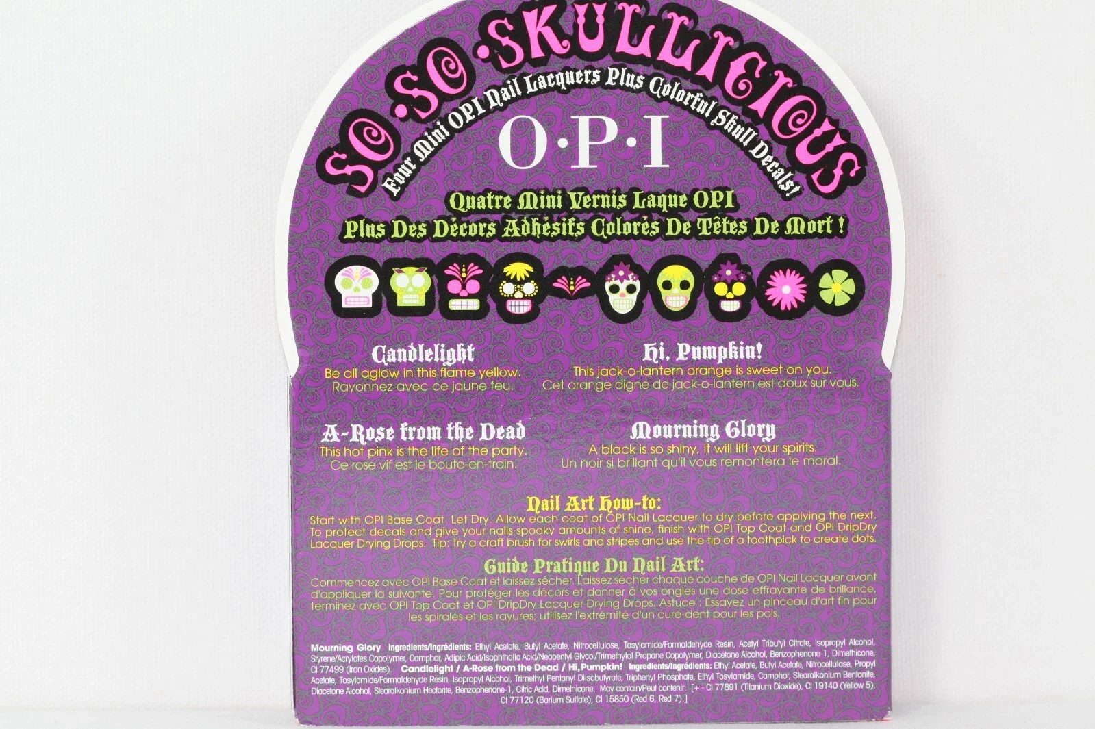 OPI Nail Lacquer Mini  Skull Icious Halloween SRDC7 - Image 3