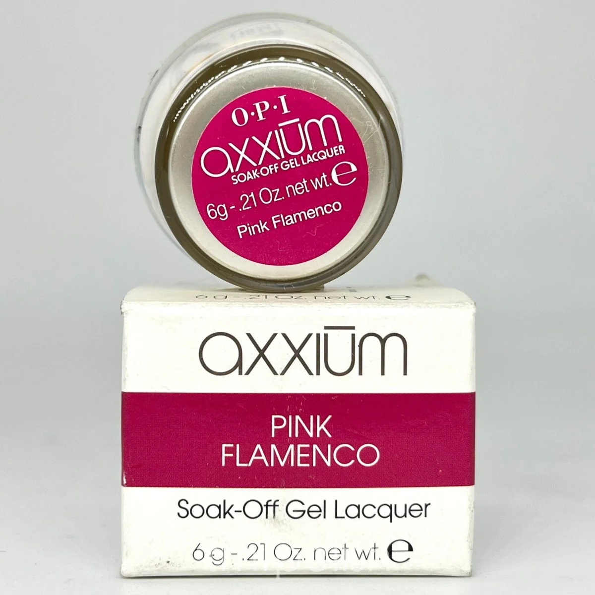 OPI Axxium Soak-Off Gel Pink Flamenco .21 oz