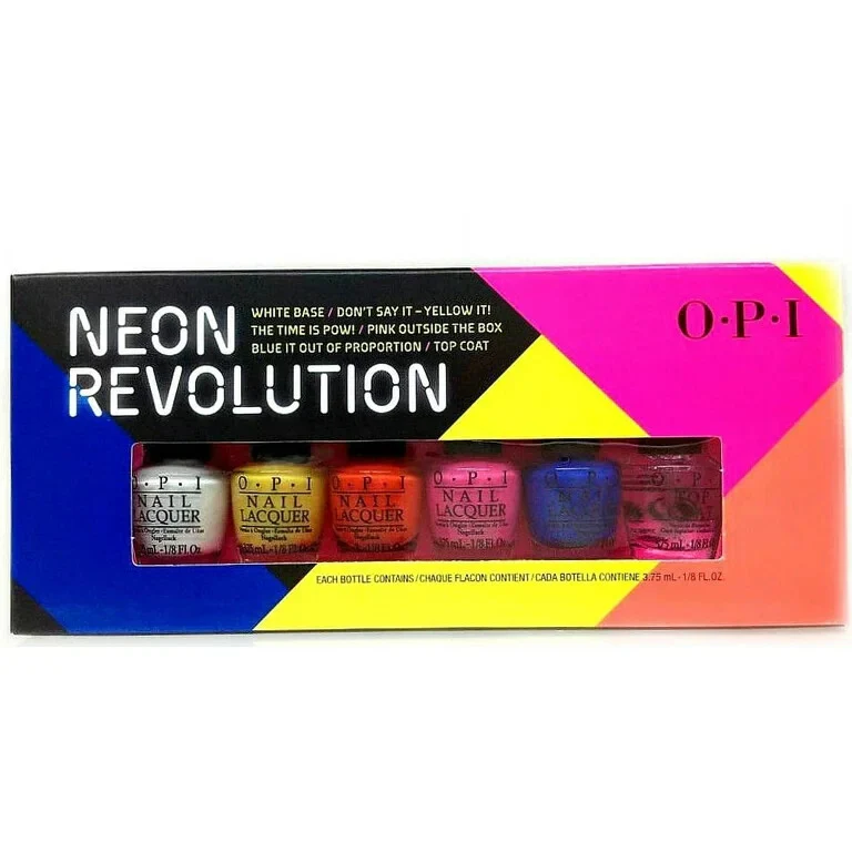 OPI Nail Lacquer Mini Pack Neon Revolution - 6Ct SRE71 - Image 2