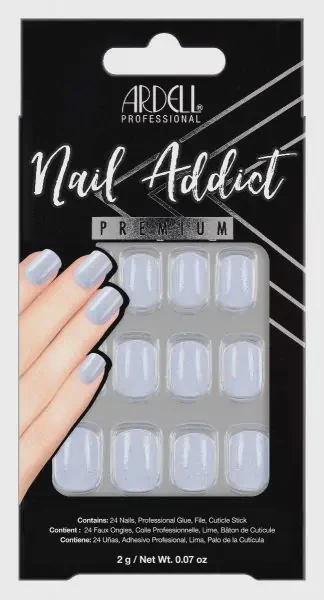 Ardell Press-on Nails Premium Nail Addict Crystal Glitter #54607