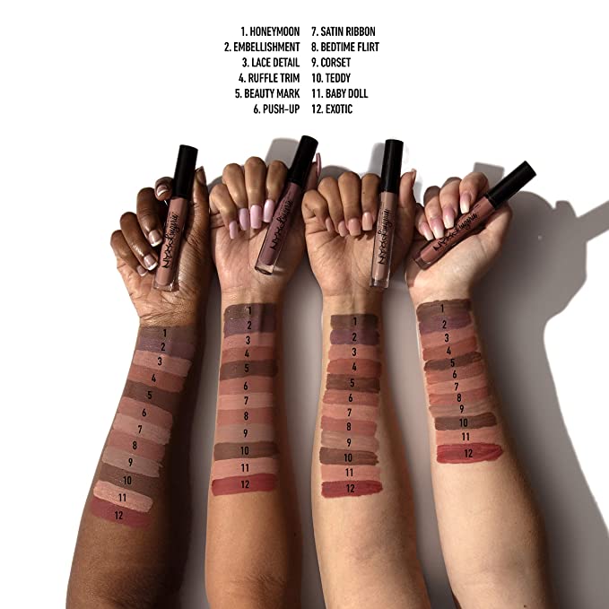NYX Lip Lingerie Liquid Lipstick LIPLI10  Teddy - Image 2