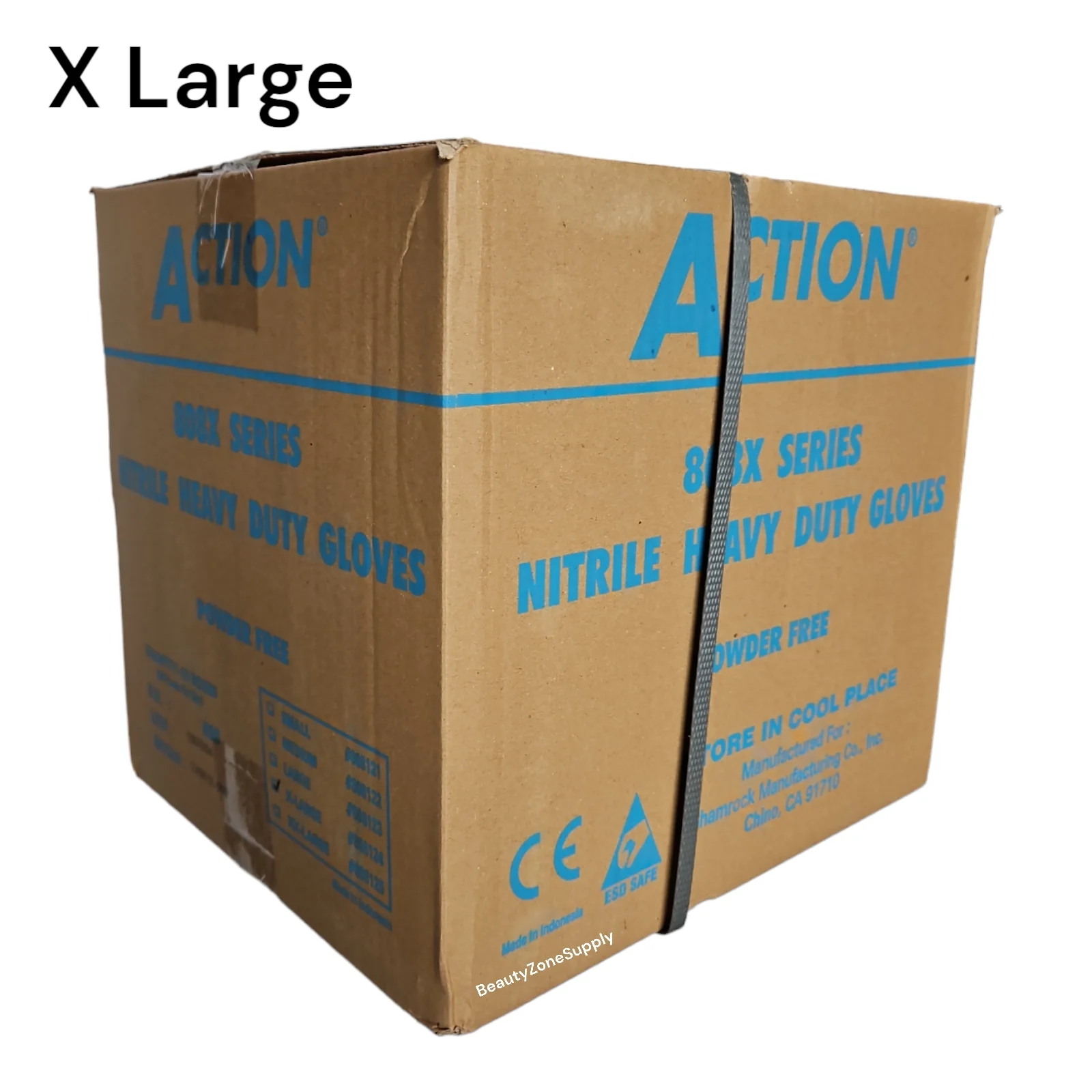 Action Nitrile Non Medical Gloves Case 10 box - Image 2