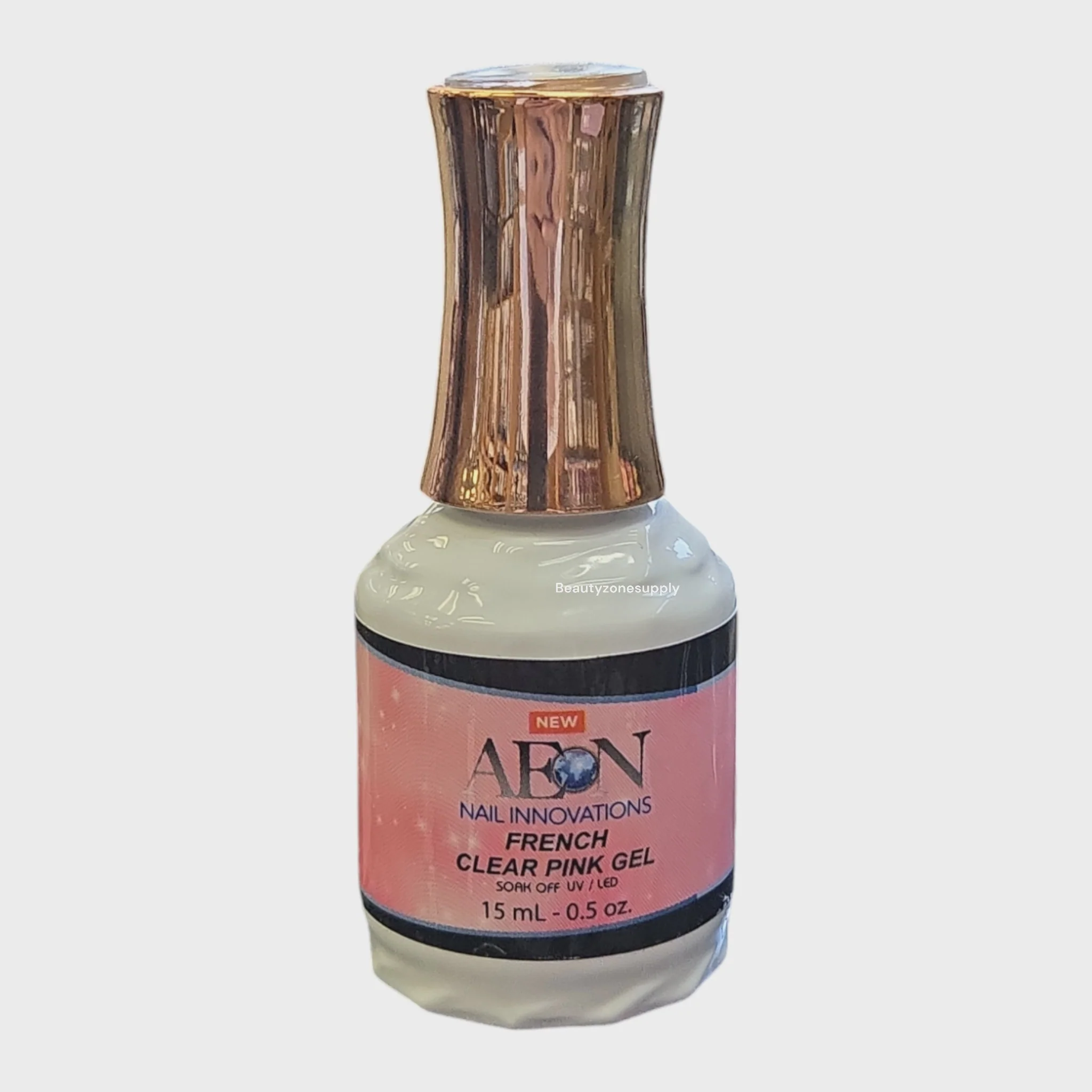 Aeon Soak off French Clear Pink Gel 0.5 oz