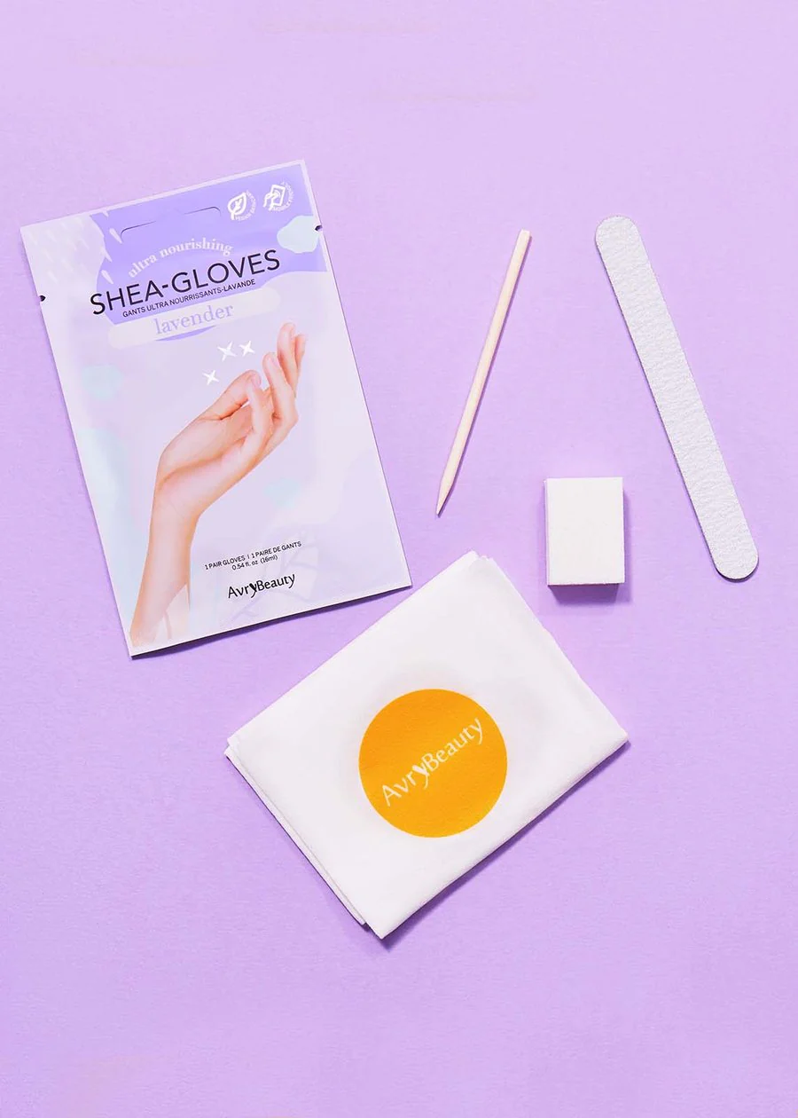 All-In-One Disposable Mani Kit With Lavender Gloves - Image 4