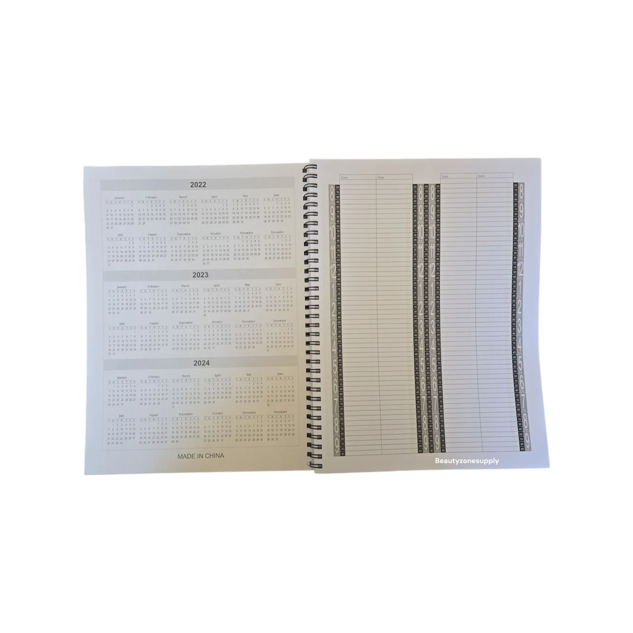 Appointment Book 4 Columns 200 page #AB-4A - Image 2