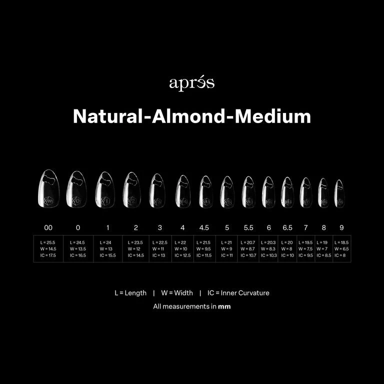 Apres - HELLO KITTY® X APRÉS GEL-X® Natural Almond Medium Bow Cut Tips #AP-3NAMHK280 - Image 2