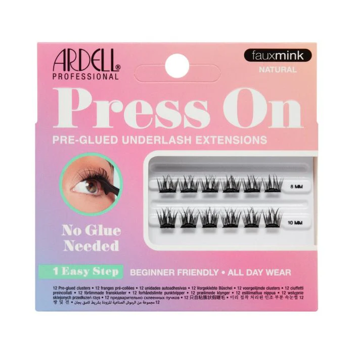 Ardell Eyelash Press On Mini Fauxmink Natural 12 pc #38606