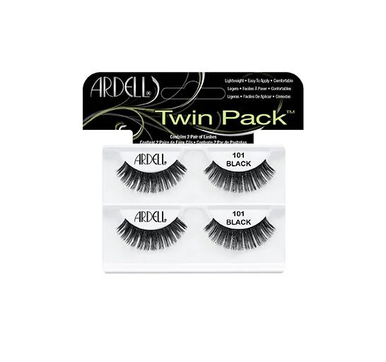 Ardell Eyelash Twin Pack Natural 101 Black #61771