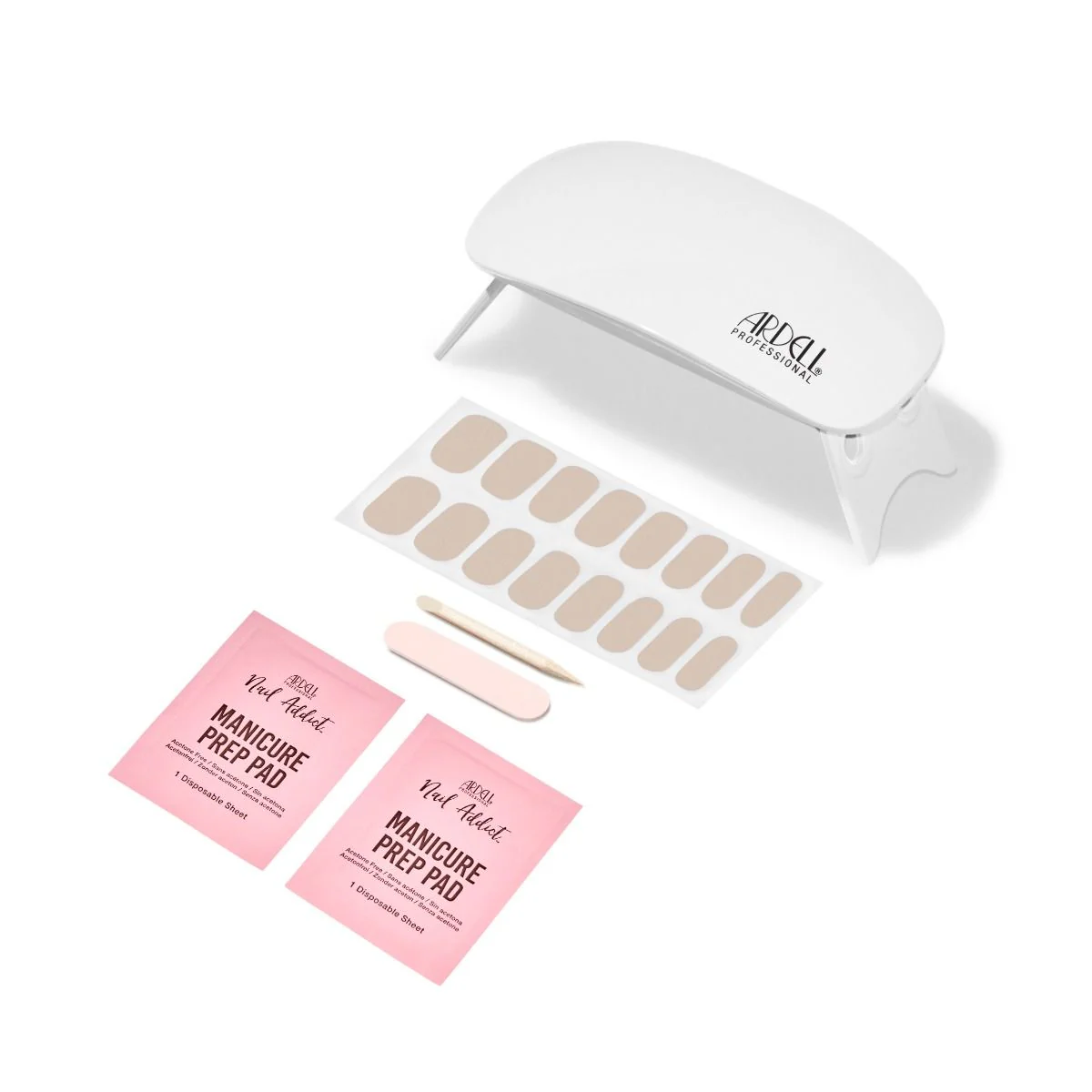 Ardell  Gel Nail Strip Starter Kit, Cashmere Sands #37914 - Image 2