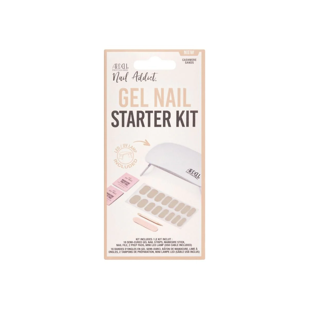 Ardell  Gel Nail Strip Starter Kit, Cashmere Sands #37914 - Image 4