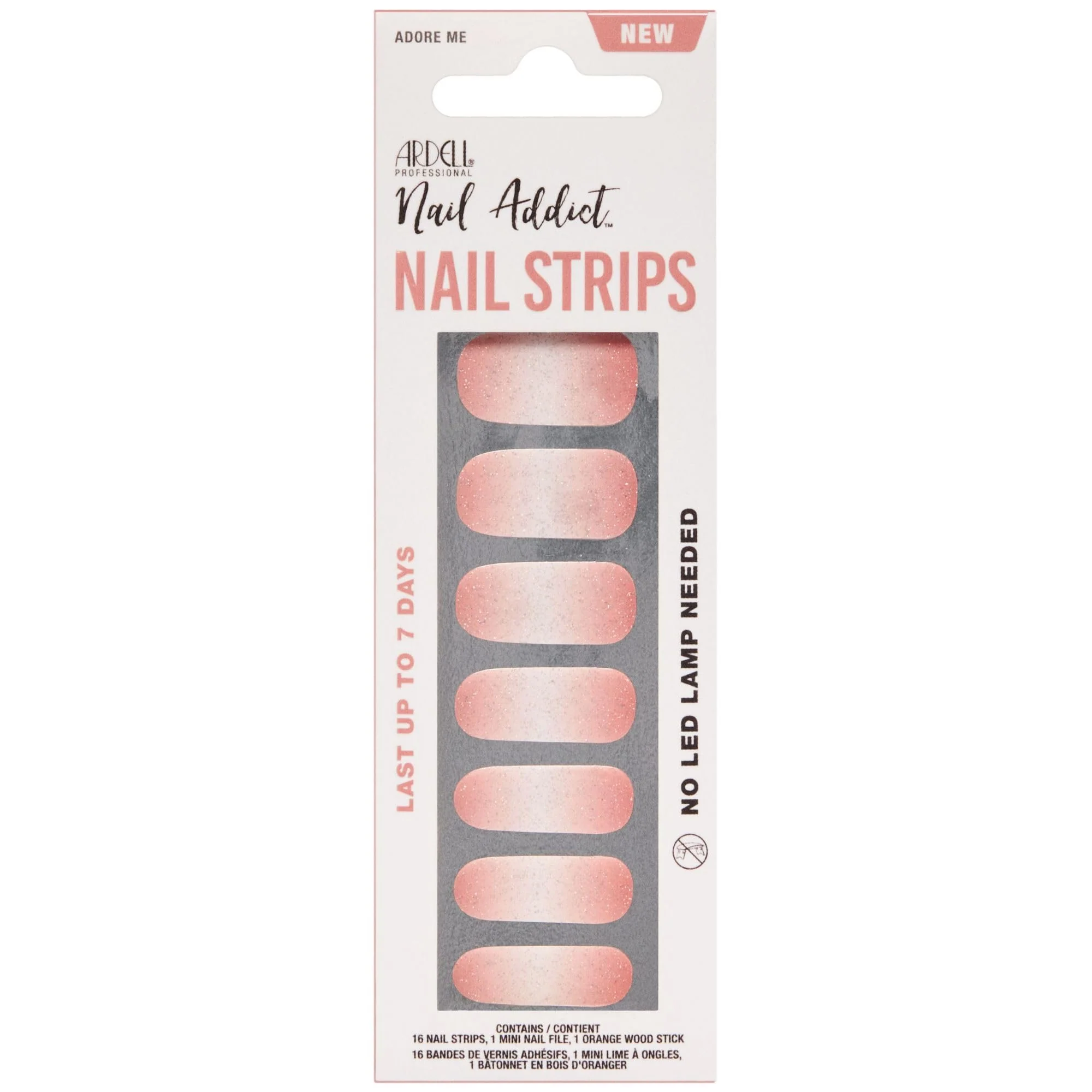 Ardell Nail Addict Pedicure Strips - Adore Me #37897