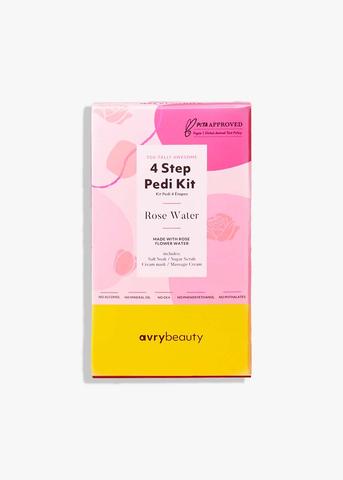 Avrybeauty 4 in 1 Step Pedi Rose Water Case 50 pack #AB115RSWT - Image 2