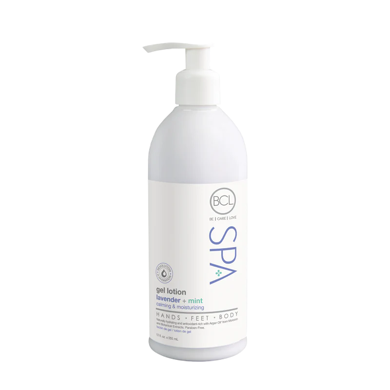 BCL SPA Gel Lotion Lavender + Mint 12oz