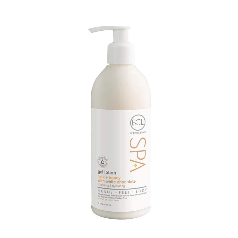 BCL SPA Gel Lotion Milk + Honey with White Chocolate 12oz