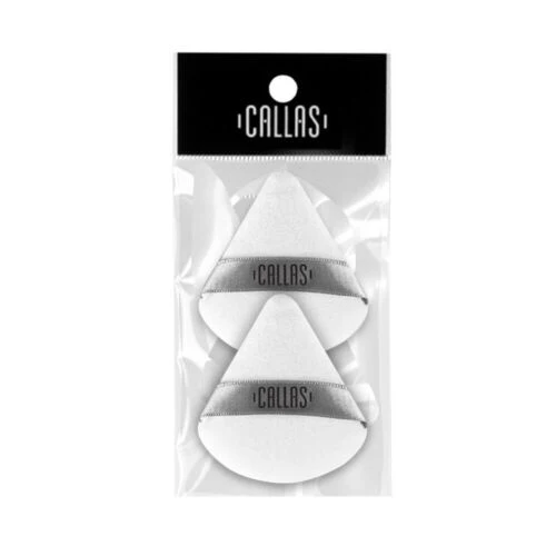 Callas Triangle Velour Puff 2 pcs