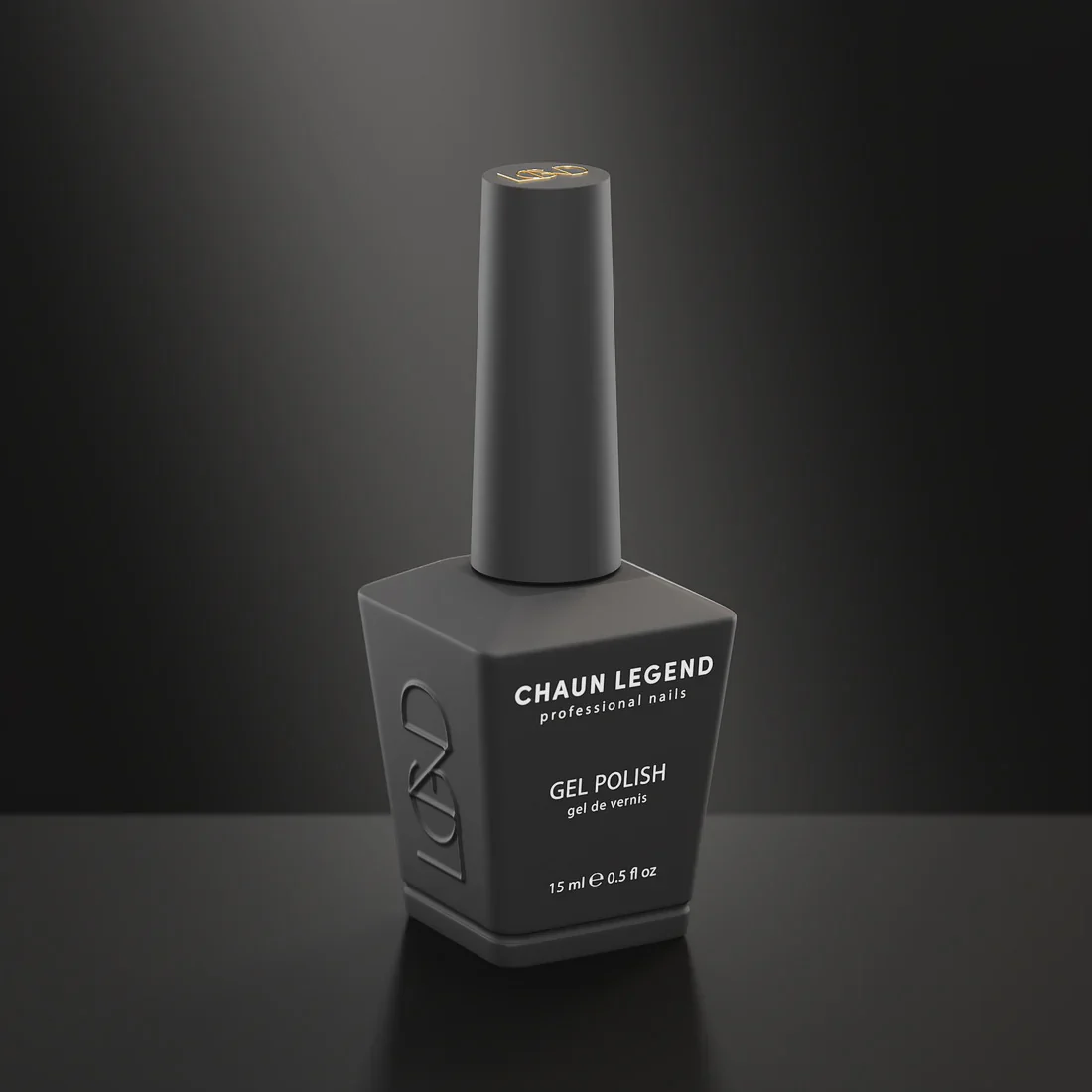 Chaun Legend Gel Polish Black Diamond  0.5OZ #LG5080