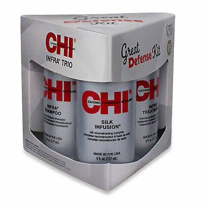 Chi Infra Infra Trio kit (Treatment, Shampoo & Silk Infusion) - Image 2