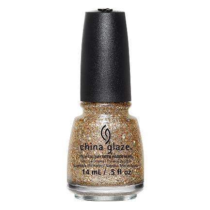 China Glaze Lacquer Counting Carats (Multisize Gold Holographic Glitter) 0.5 oz #82698 - Image 2