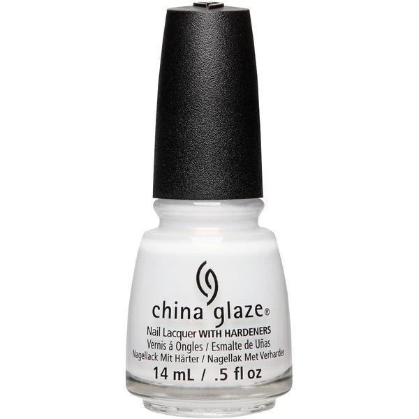 China Glaze Lacquer Snow Way! (White Shimmer) 0.5 oz #83775 - Image 2