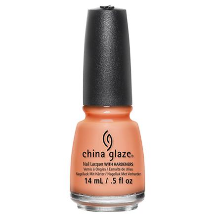 China Glaze Lacquer Sun Of A Peach Bright Orange Creme 0.5 oz #81318 - Image 2