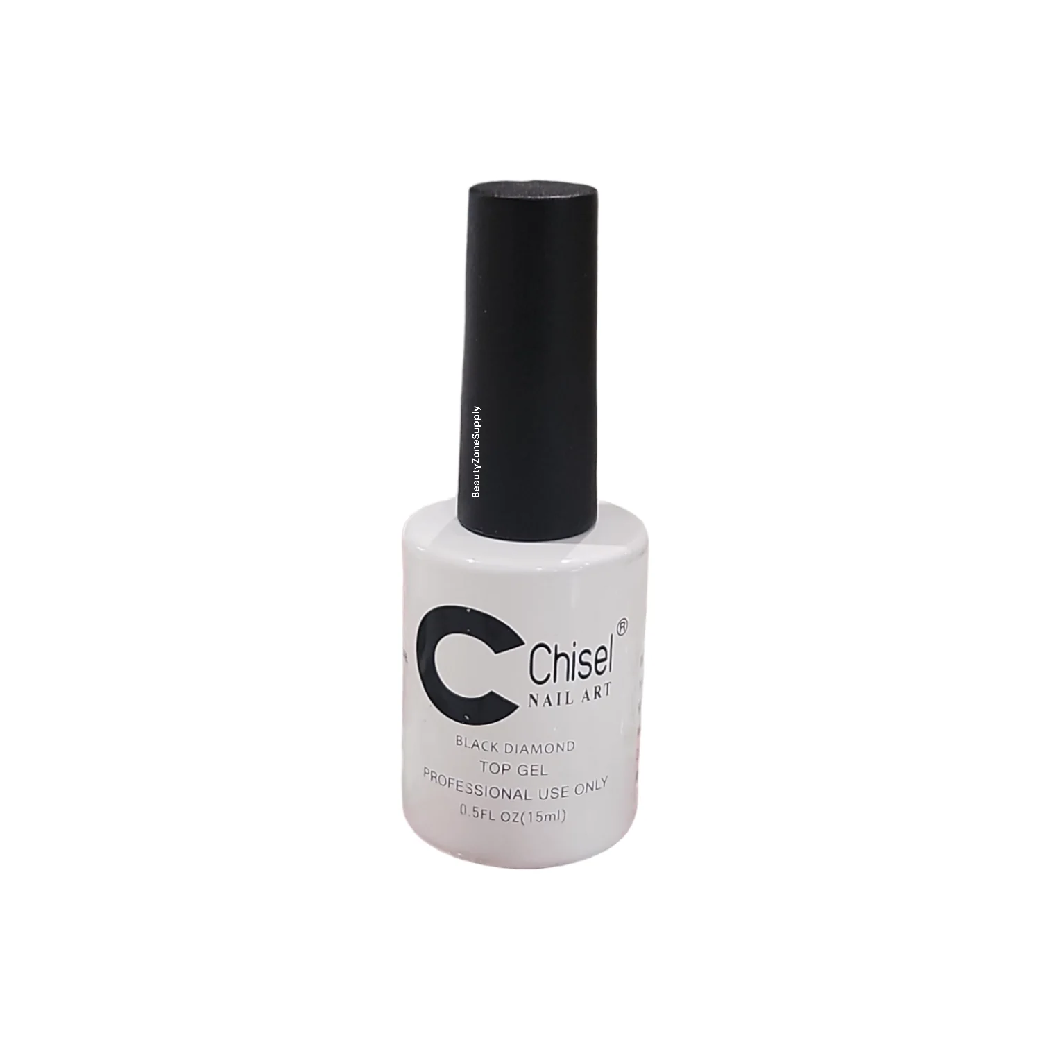 Chisel Nail Art Black Diamond Top Gel 0.5 Oz