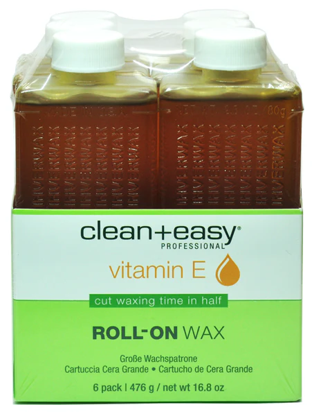 Clean & Easy Large Vitamin E Wax Refill - 6 pk #47350