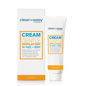 Clean+Easy Cream Hair Depilatory For Face + Body 4oz #45023 - Image 3