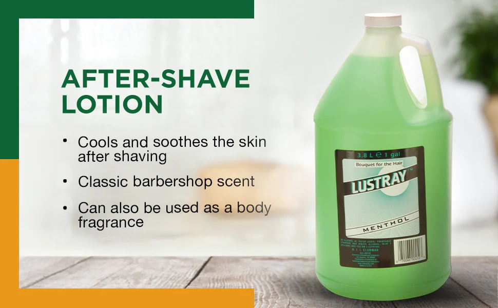 Clubman Lustray Fragrances Emerald for the Hair Gallon #904120