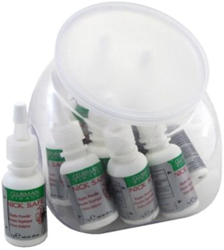 CLUBMAN Pinaud Nick Safe Styptic Powder 12pc Display #812001