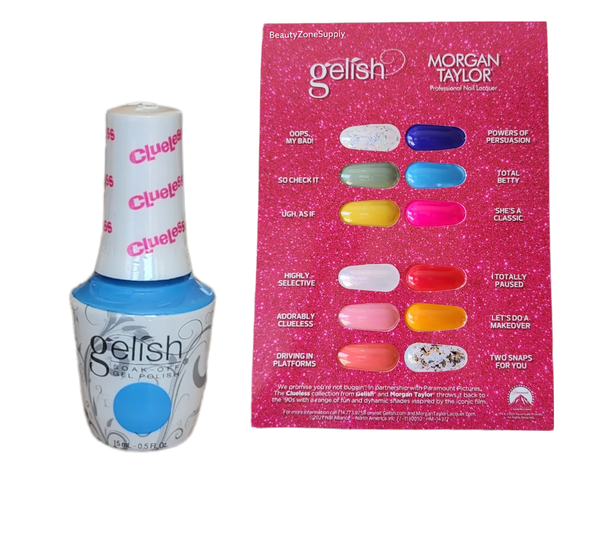 Gelish Morgan Taylor Gel Dip Lacquer Clueless 2022 Full 12 Color - Image 16