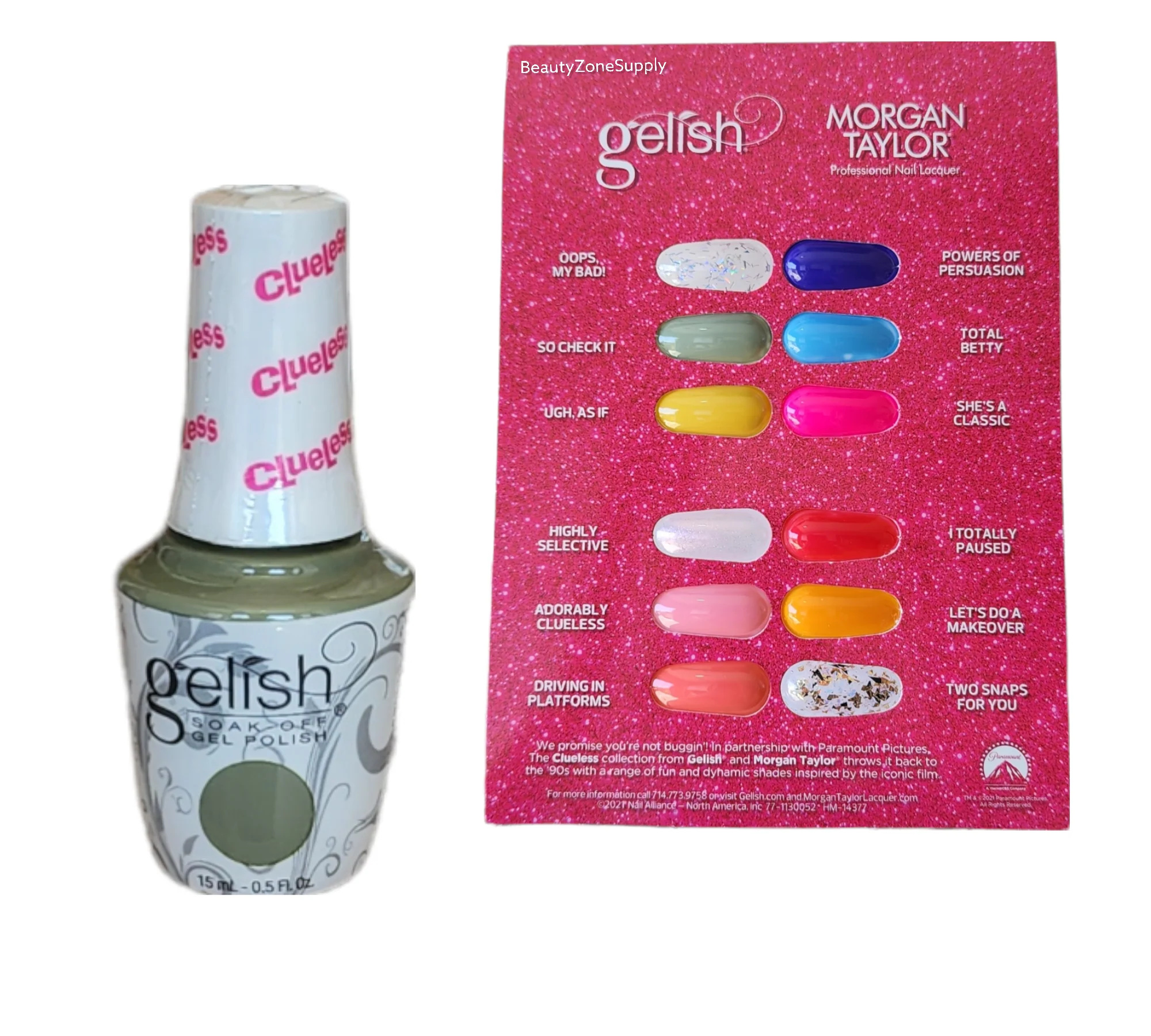 Gelish Morgan Taylor Gel Dip Lacquer Clueless 2022 Full 12 Color - Image 17