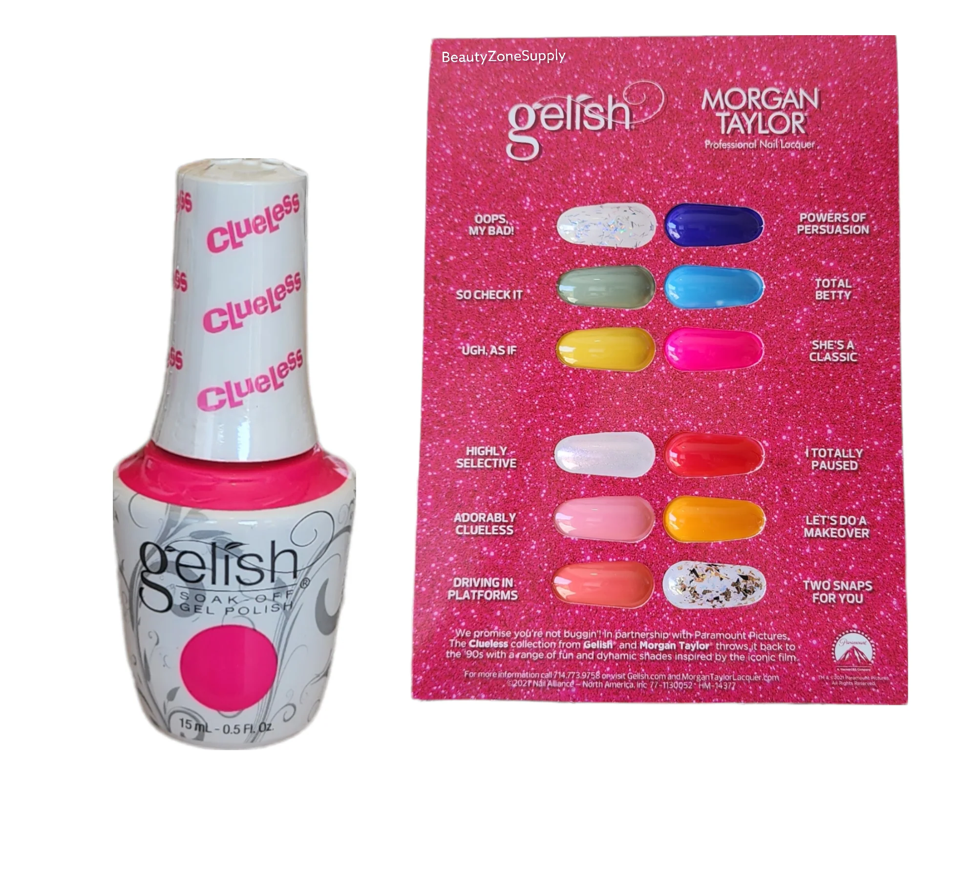 Gelish Morgan Taylor Gel Dip Lacquer Clueless 2022 Full 12 Color - Image 18
