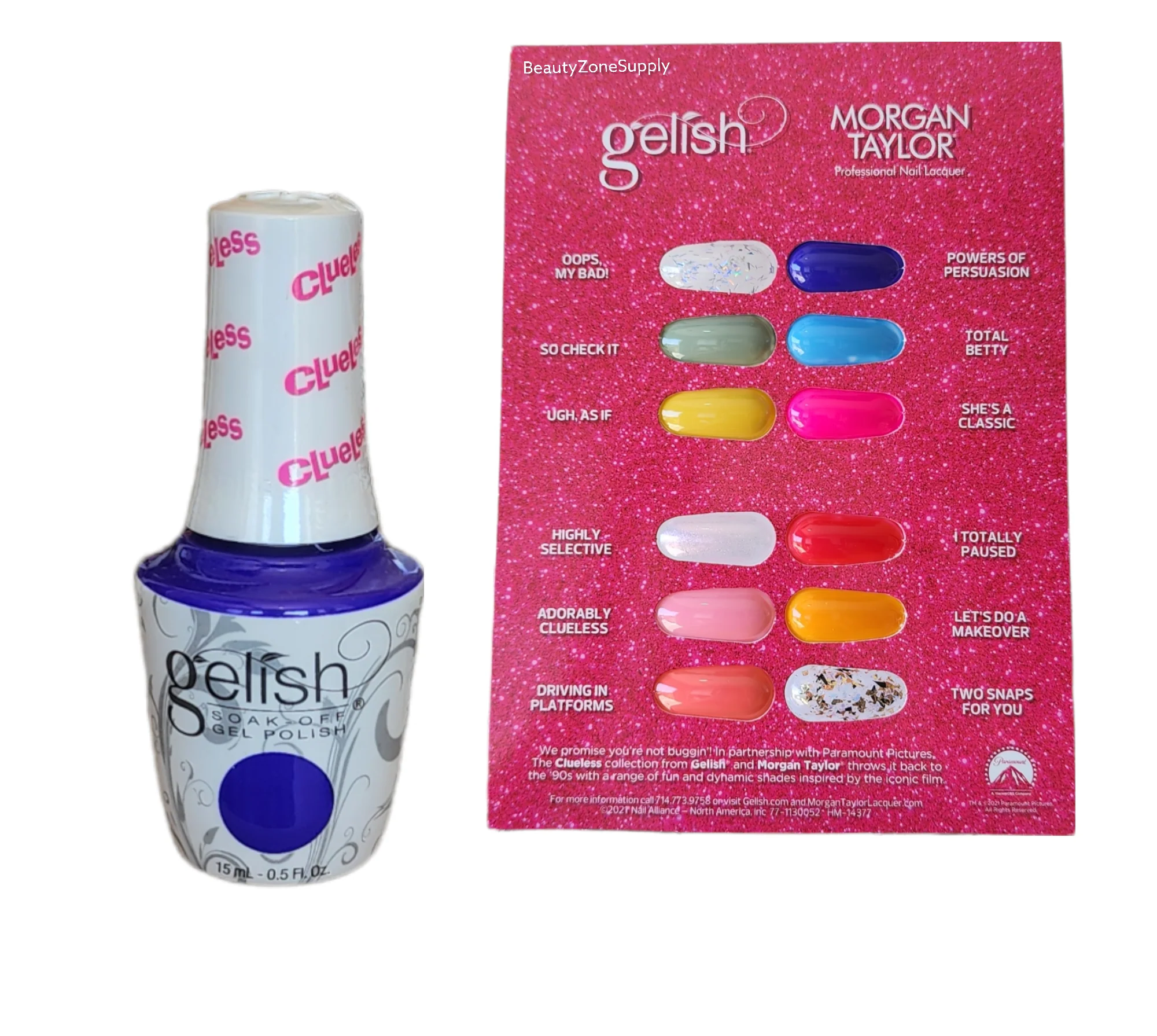Gelish Morgan Taylor Gel Dip Lacquer Clueless 2022 Full 12 Color - Image 19