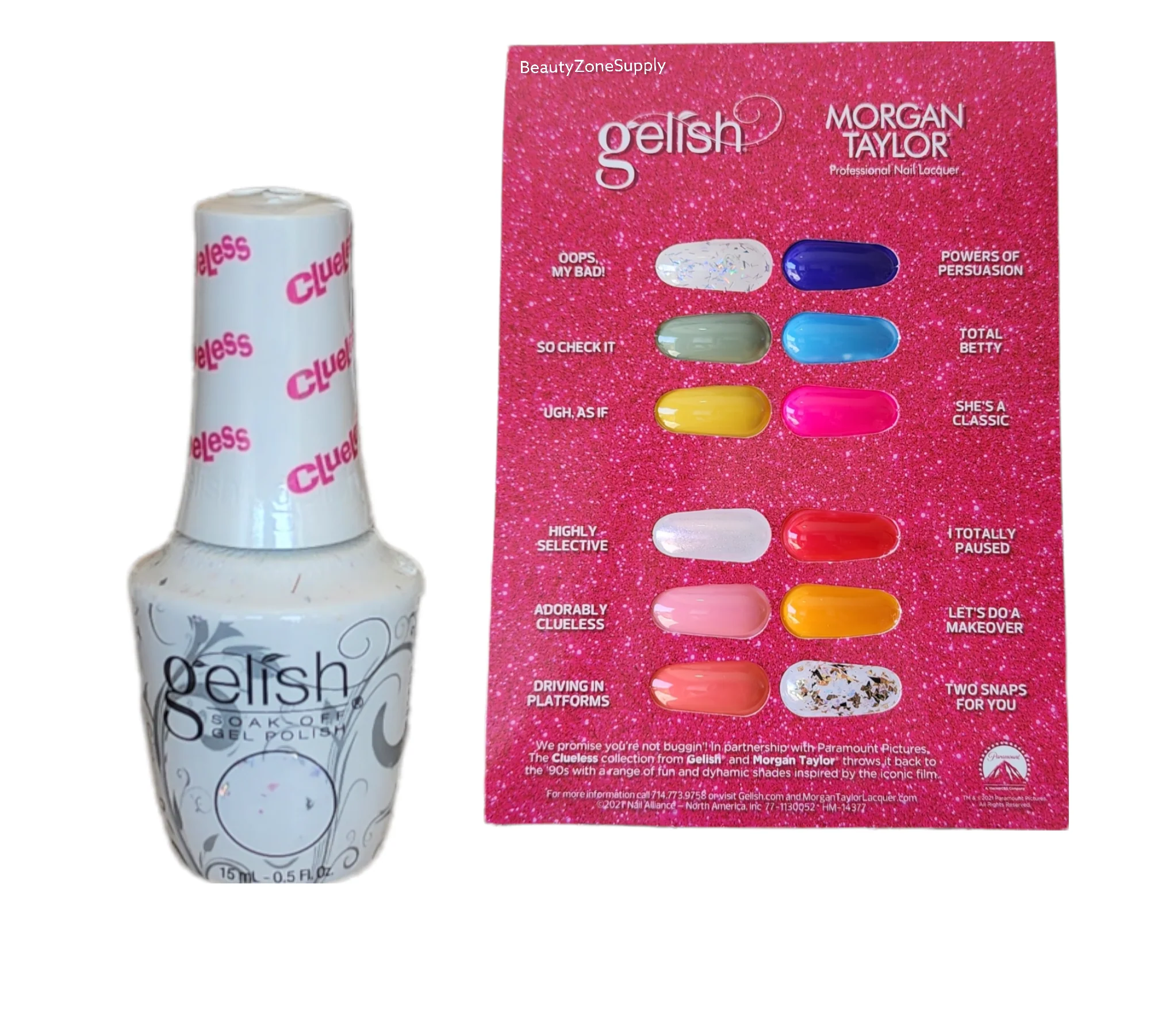 Gelish Morgan Taylor Gel Dip Lacquer Clueless 2022 Full 12 Color - Image 20