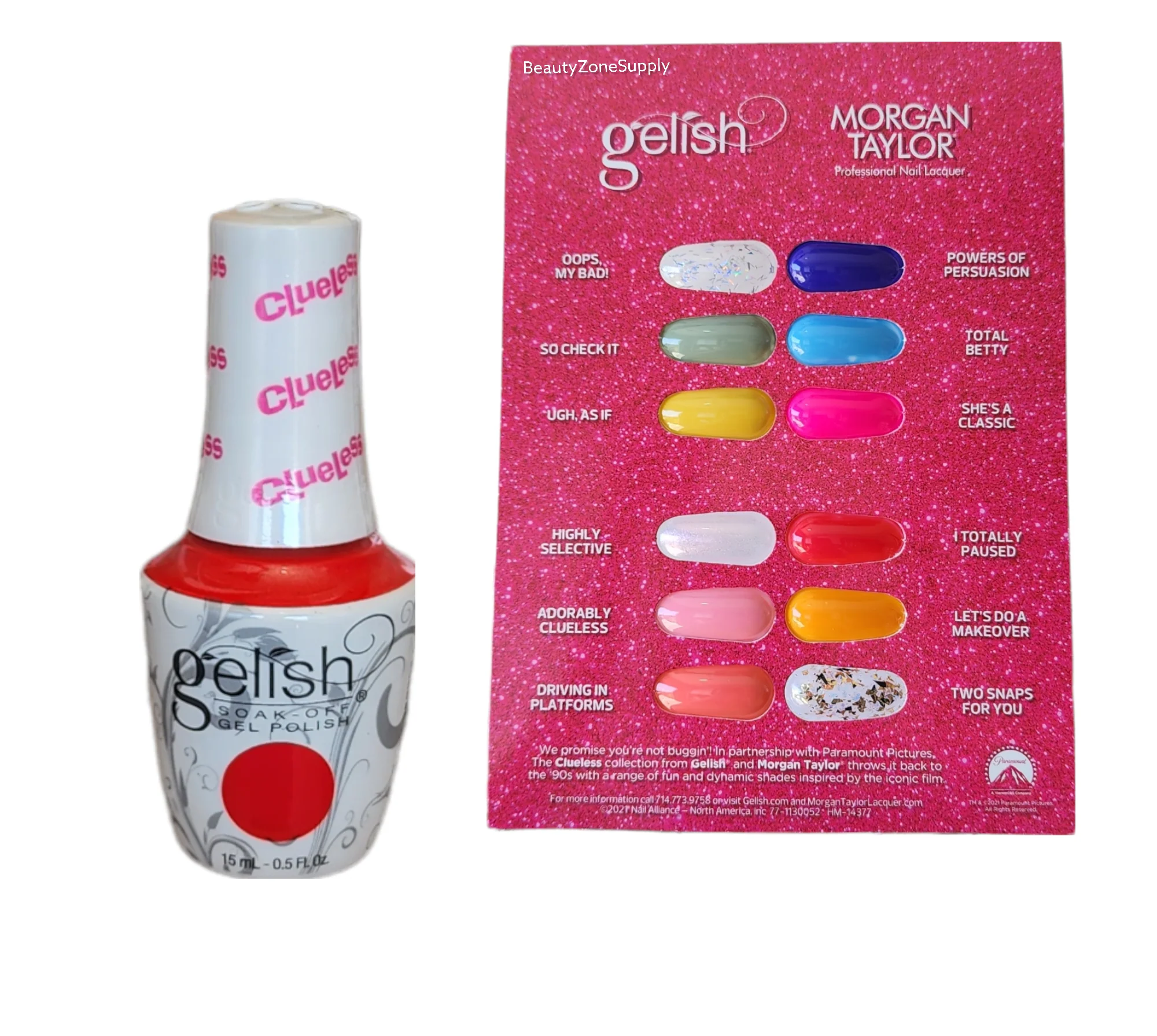 Gelish Morgan Taylor Gel Dip Lacquer Clueless 2022 Full 12 Color - Image 22