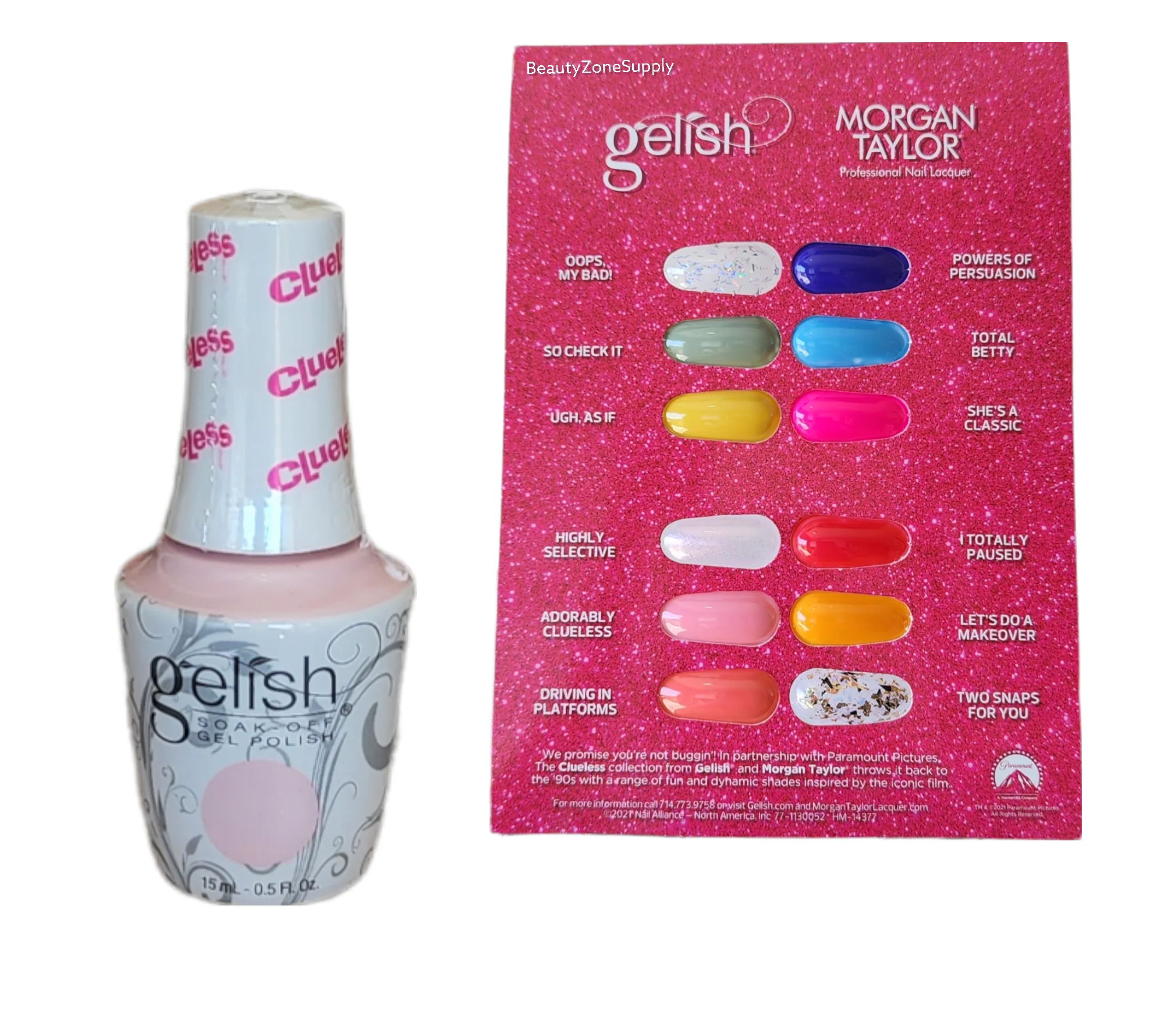 Gelish Morgan Taylor Gel Dip Lacquer Clueless 2022 Full 12 Color - Image 23