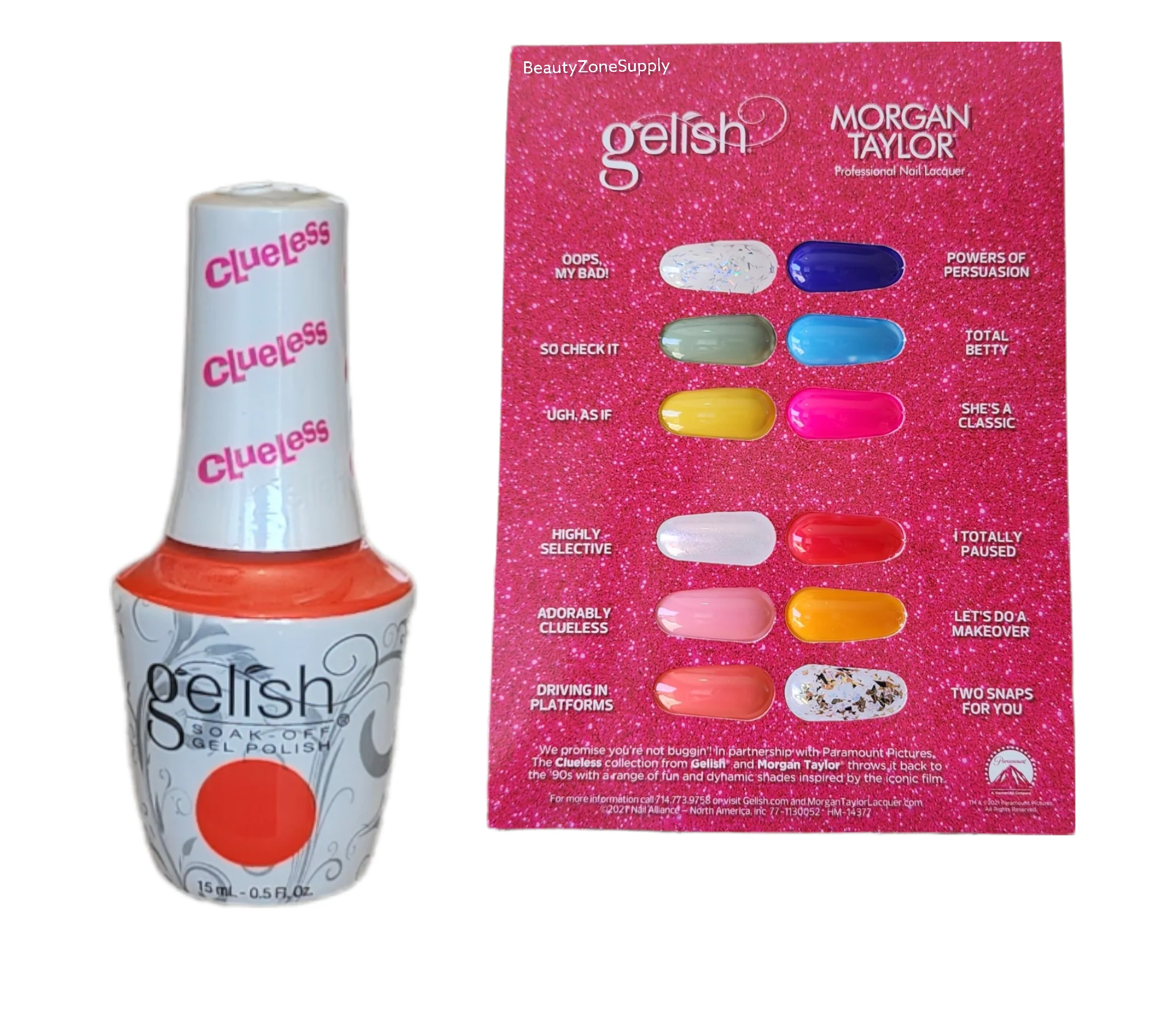 Gelish Morgan Taylor Gel Dip Lacquer Clueless 2022 Full 12 Color - Image 24