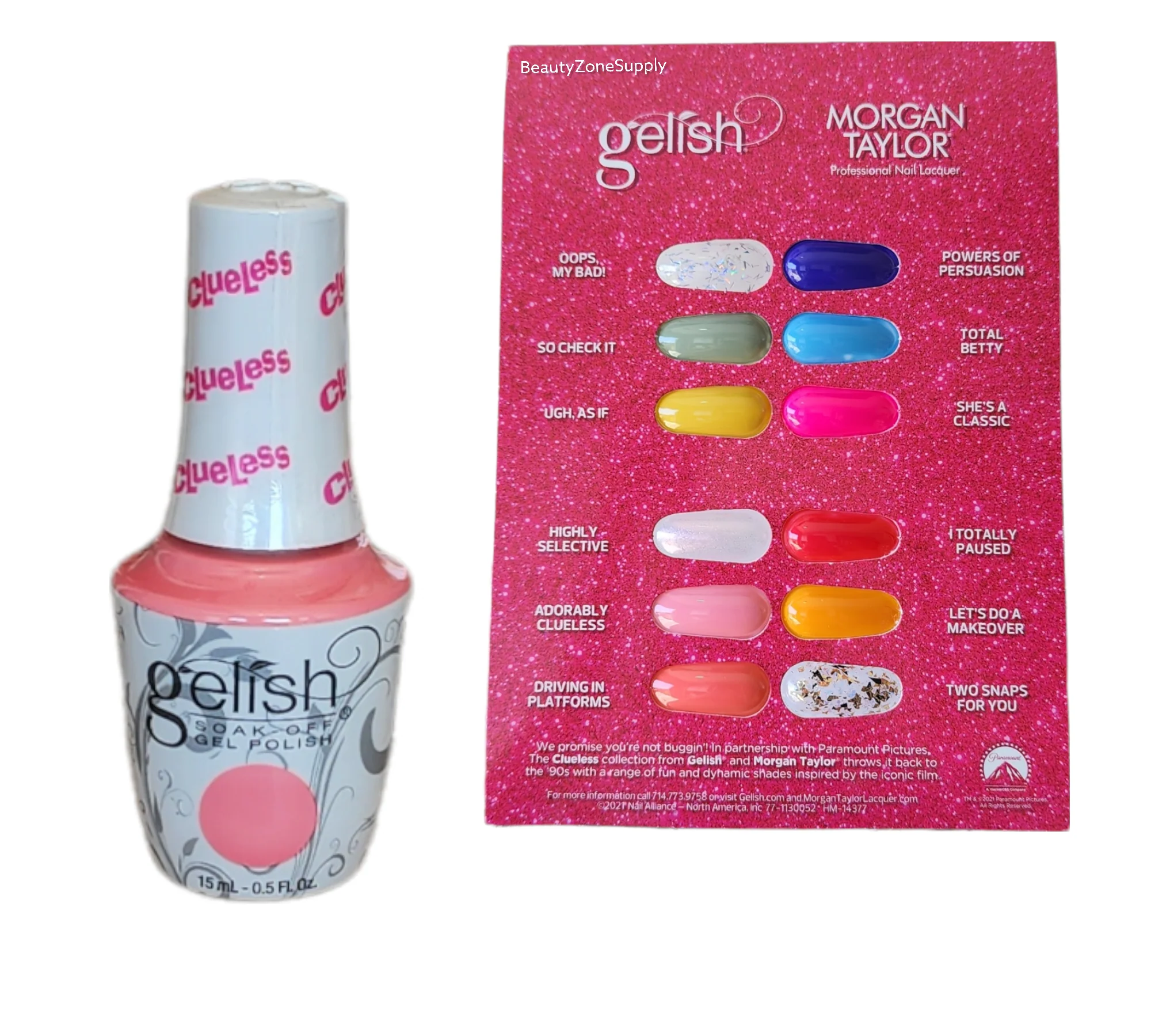 Gelish Morgan Taylor Gel Dip Lacquer Clueless 2022 Full 12 Color - Image 25