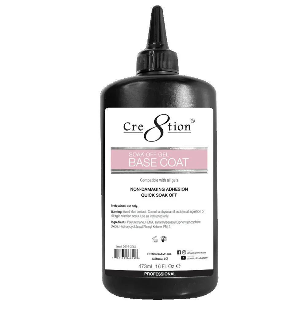 Cre8tion Gel Diamond Base Coat Refill 16 oz