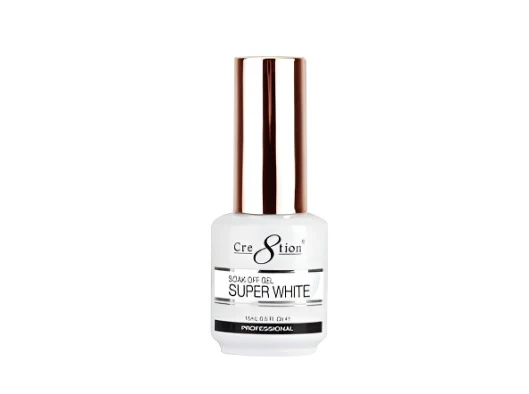 Cre8tion Soak of Gel Super White 0.5 oz