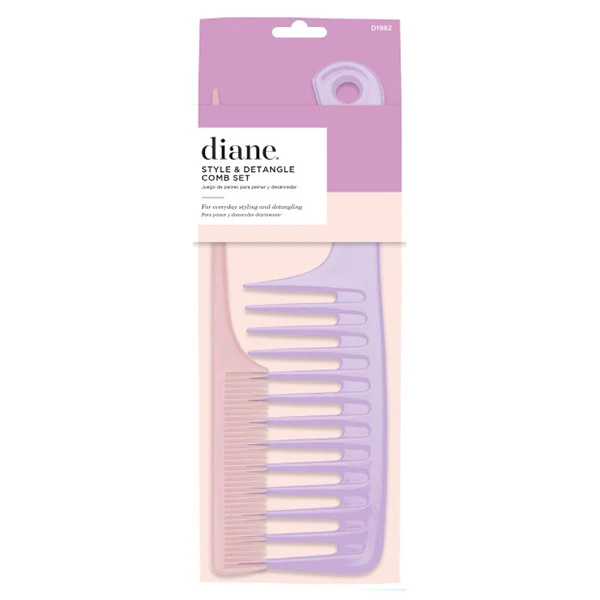 Diane Style and Detangle Comb Set #D1982