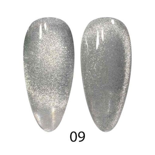 DC dnd 9D Cat Eye Smoothie #09 – Silver Lynx 0.5 oz - Image 2