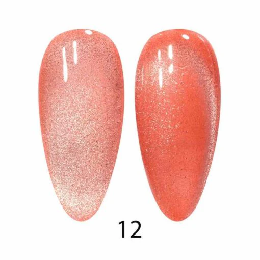 DC dnd 9D Cat Eye Smoothie #12 – Coral Ice 0.5 oz - Image 2